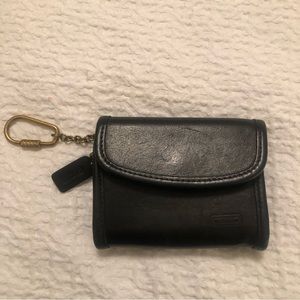 Vintage Coach Multi Function Coin Purse  Key Pouch Card Case Wallet